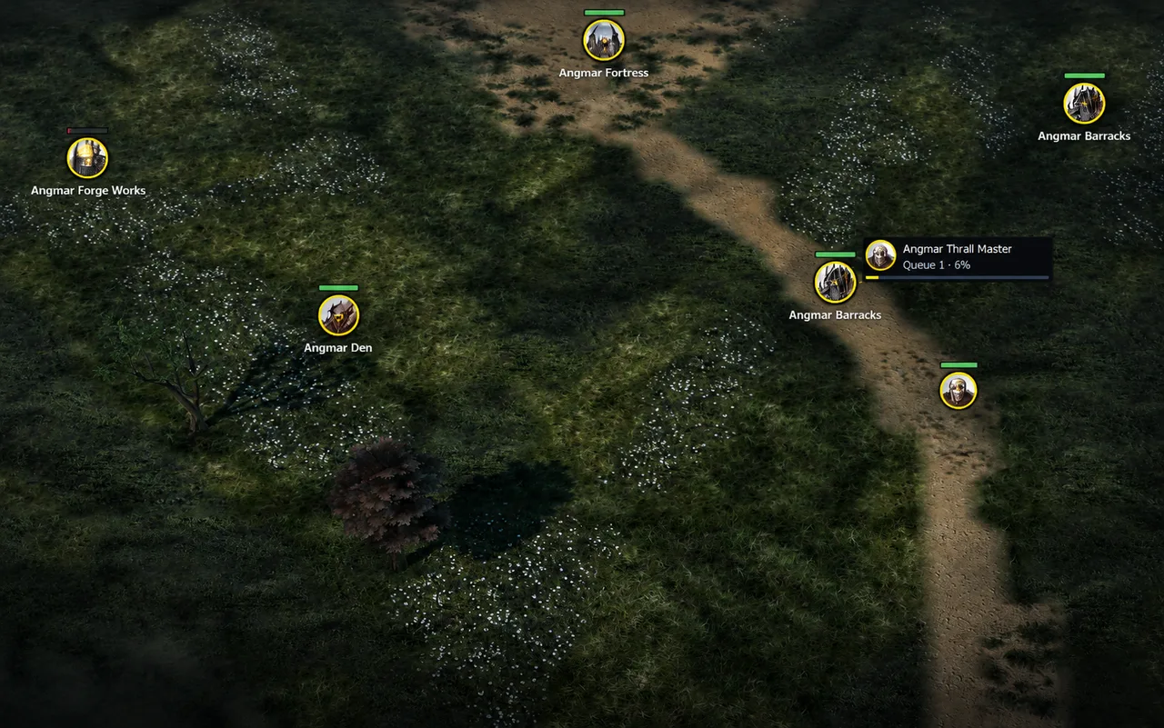Enhanced capture of building markers and health bars through fog.